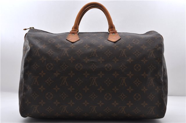 Authentic LOUIS VUITTON Monogram Speedy 40 Hand Bag Purse M41522 LV 6664C