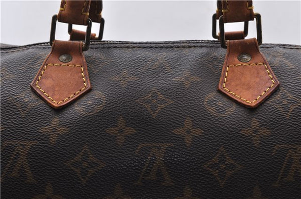 Authentic LOUIS VUITTON Monogram Speedy 40 Hand Bag Purse M41522 LV 6664C