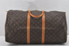 Authentic Louis Vuitton Monogram Keepall 55 Travel Boston Bag M41424 LV 6664I