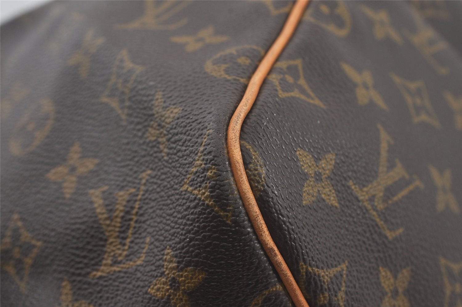 Authentic Louis Vuitton Monogram Keepall 55 Travel Boston Bag M41424 LV 6664I