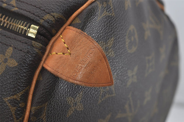 Authentic Louis Vuitton Monogram Keepall 55 Travel Boston Bag M41424 LV 6664I