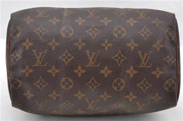 Authentic LOUIS VUITTON Monogram Speedy 25 Hand Bag M41528 LV Junk 6665C