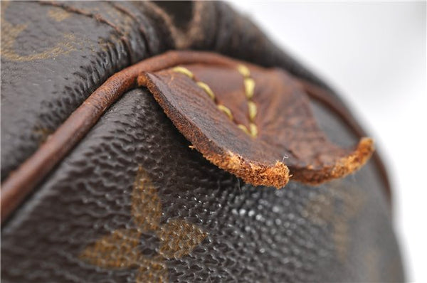 Authentic LOUIS VUITTON Monogram Speedy 25 Hand Bag M41528 LV Junk 6665C