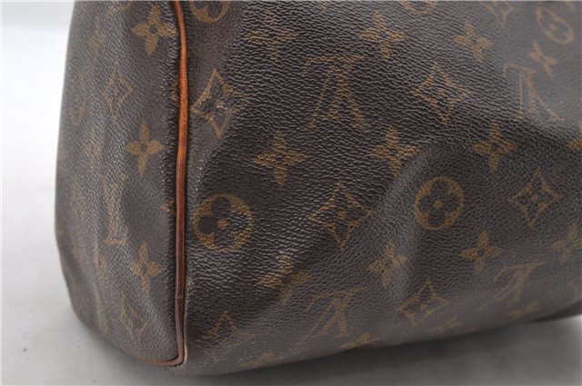 Authentic LOUIS VUITTON Monogram Speedy 25 Hand Bag M41528 LV Junk 6665C