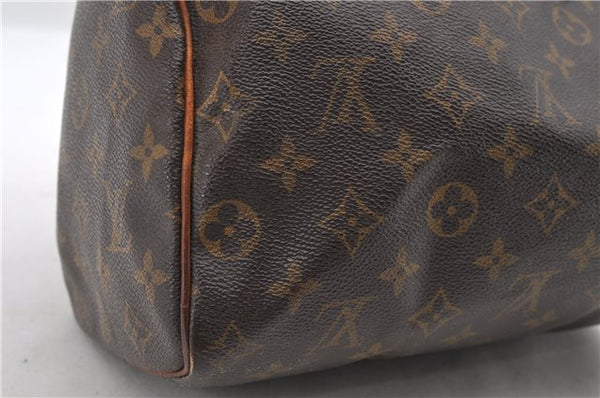 Authentic LOUIS VUITTON Monogram Speedy 25 Hand Bag M41528 LV Junk 6665C