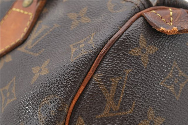Authentic LOUIS VUITTON Monogram Speedy 25 Hand Bag M41528 LV Junk 6665C