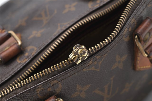 Authentic LOUIS VUITTON Monogram Speedy 25 Hand Bag M41528 LV Junk 6665C