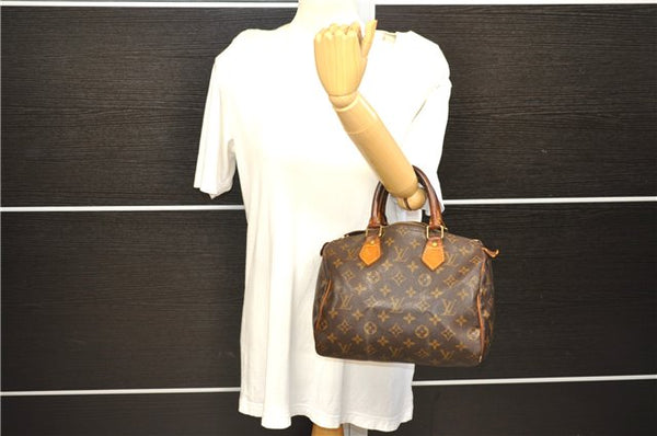 Authentic LOUIS VUITTON Monogram Speedy 25 Hand Bag M41528 LV Junk 6665C