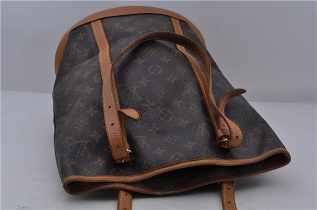 Authentic LOUIS VUITTON Monogram Bucket GM Shoulder Bag M42236 LV 6666C