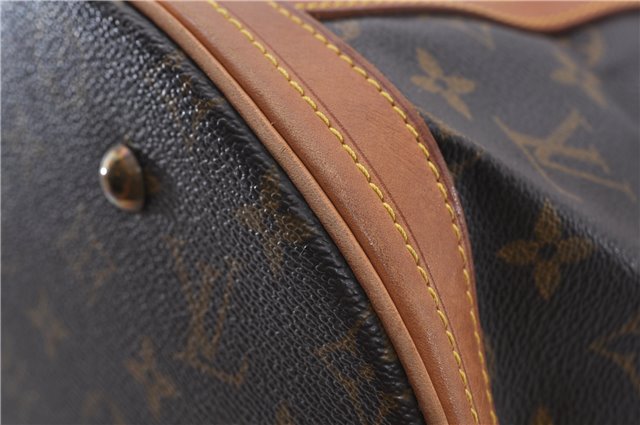 Authentic LOUIS VUITTON Monogram Bucket GM Shoulder Bag M42236 LV 6666C