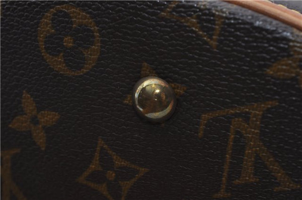 Authentic LOUIS VUITTON Monogram Bucket GM Shoulder Bag M42236 LV 6666C