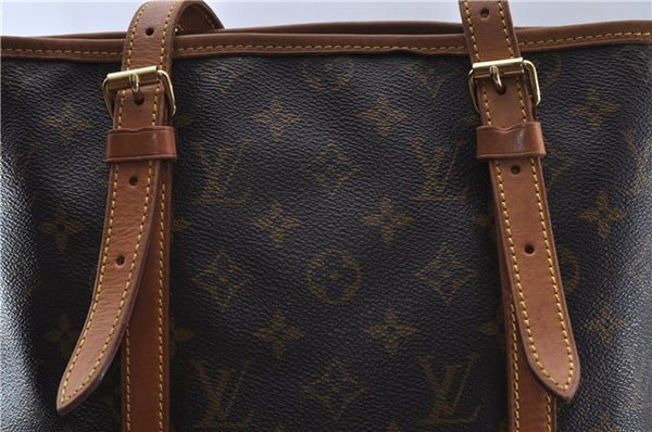 Authentic LOUIS VUITTON Monogram Bucket GM Shoulder Bag M42236 LV 6666C