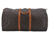 Authentic Louis Vuitton Monogram Keepall 55 Travel Boston Bag M41424 LV 6666D