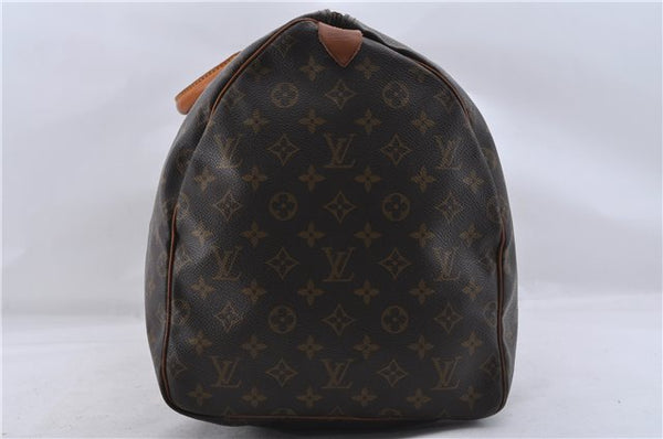 Authentic Louis Vuitton Monogram Keepall 55 Travel Boston Bag M41424 LV 6666D