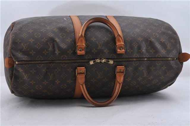 Authentic Louis Vuitton Monogram Keepall 55 Travel Boston Bag M41424 LV 6666D