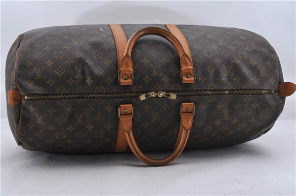 Authentic Louis Vuitton Monogram Keepall 55 Travel Boston Bag M41424 LV 6666D