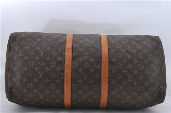 Authentic Louis Vuitton Monogram Keepall 55 Travel Boston Bag M41424 LV 6666D