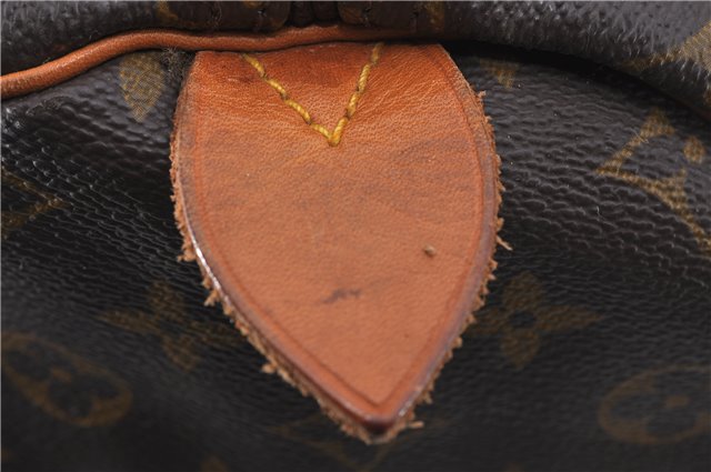 Authentic Louis Vuitton Monogram Keepall 55 Travel Boston Bag M41424 LV 6666D