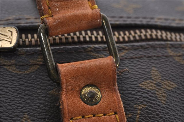 Authentic Louis Vuitton Monogram Keepall 55 Travel Boston Bag M41424 LV 6666D