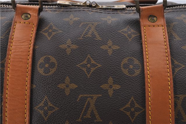 Authentic Louis Vuitton Monogram Keepall 55 Travel Boston Bag M41424 LV 6666D