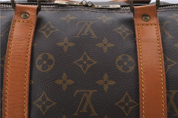 Authentic Louis Vuitton Monogram Keepall 55 Travel Boston Bag M41424 LV 6666D