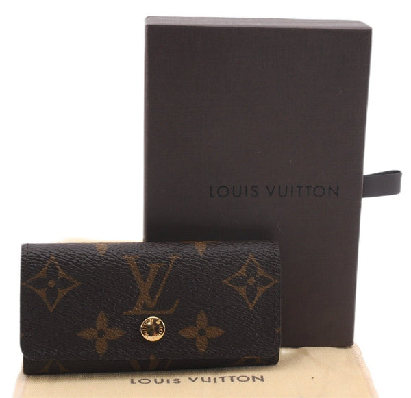 Authentic Louis Vuitton Monogram Multicles 4 Four Hooks Key Case LV Box 6666E
