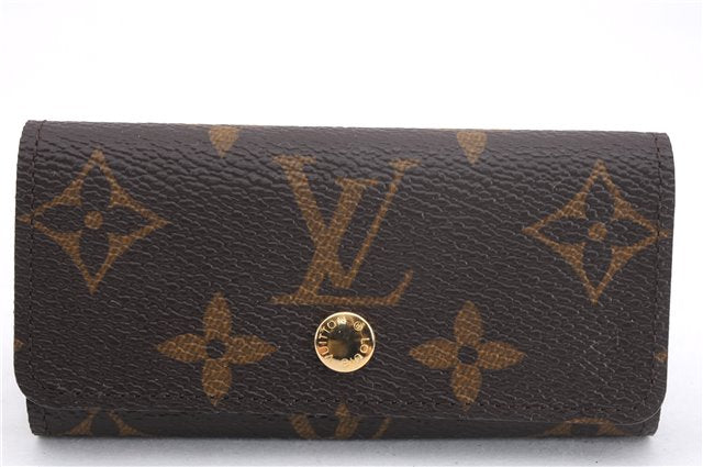 Authentic Louis Vuitton Monogram Multicles 4 Four Hooks Key Case LV Box 6666E