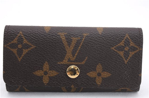 Authentic Louis Vuitton Monogram Multicles 4 Four Hooks Key Case LV Box 6666E