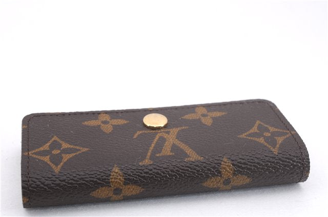 Authentic Louis Vuitton Monogram Multicles 4 Four Hooks Key Case LV Box 6666E