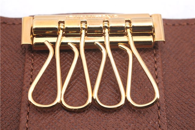 Authentic Louis Vuitton Monogram Multicles 4 Four Hooks Key Case LV Box 6666E