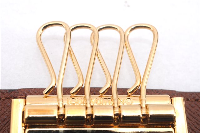 Authentic Louis Vuitton Monogram Multicles 4 Four Hooks Key Case LV Box 6666E