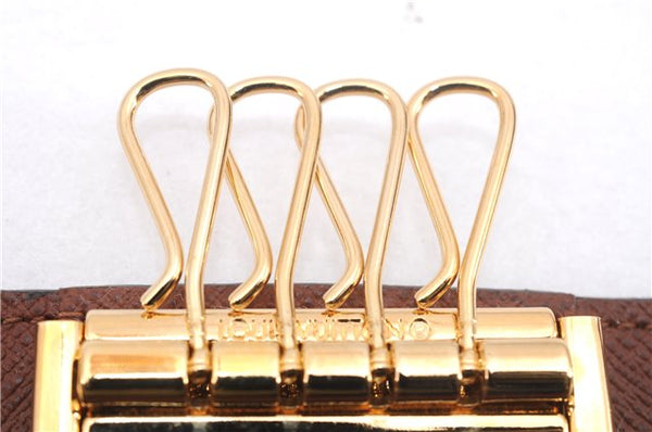 Authentic Louis Vuitton Monogram Multicles 4 Four Hooks Key Case LV Box 6666E