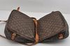 Authentic Louis Vuitton Monogram Saumur 35 Shoulder Cross Bag M42254 LV 6666I