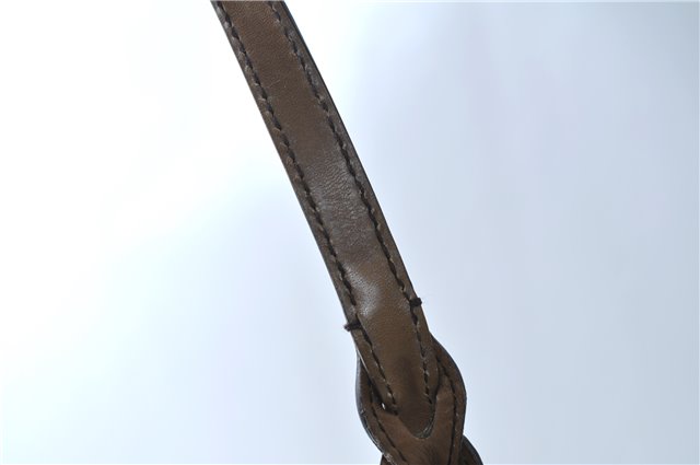 Authentic GUCCI Craft Shoulder Tote Bag GG Canvas Leather 247209 Brown 6667E