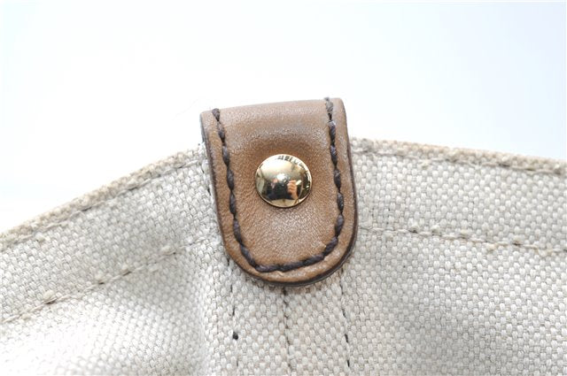 Authentic GUCCI Craft Shoulder Tote Bag GG Canvas Leather 247209 Brown 6667E