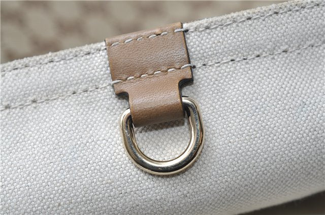 Authentic GUCCI Craft Shoulder Tote Bag GG Canvas Leather 247209 Brown 6667E