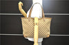 Authentic GUCCI Craft Shoulder Tote Bag GG Canvas Leather 247209 Brown 6667E