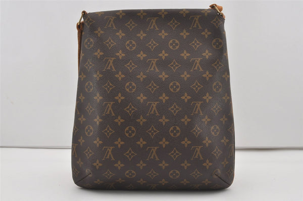 Authentic Louis Vuitton Monogram Musette Shoulder Cross Body Bag M51256 LV 6667I