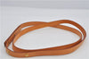 Auth Louis Vuitton Leather Shoulder Strap For Florentine M Beige 44.9" LV 6668F