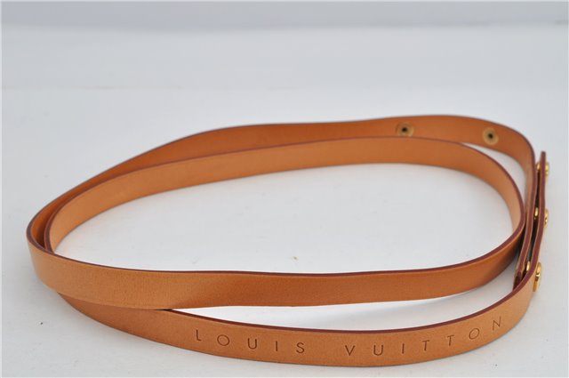 Auth Louis Vuitton Leather Shoulder Strap For Florentine M Beige 44.9