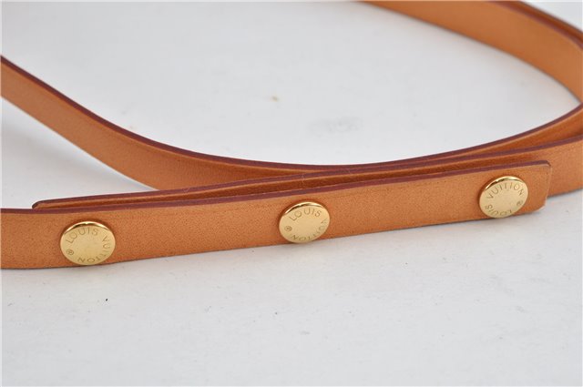 Auth Louis Vuitton Leather Shoulder Strap For Florentine M Beige 44.9