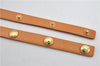 Auth Louis Vuitton Leather Shoulder Strap For Florentine M Beige 44.9" LV 6668F