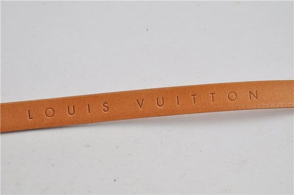 Auth Louis Vuitton Leather Shoulder Strap For Florentine M Beige 44.9" LV 6668F