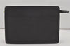 Authentic Louis Vuitton Epi Pochette Homme Clutch Hand Bag Black M52522 LV 6668I