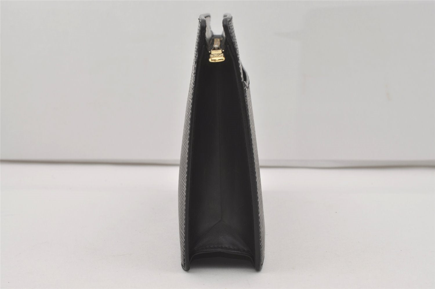 Authentic Louis Vuitton Epi Pochette Homme Clutch Hand Bag Black M52522 LV 6668I