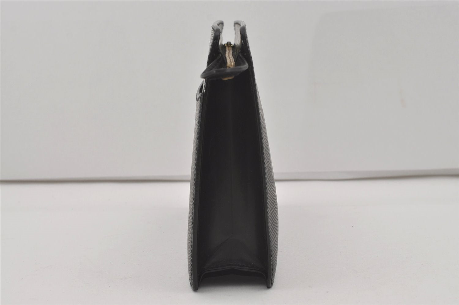 Authentic Louis Vuitton Epi Pochette Homme Clutch Hand Bag Black M52522 LV 6668I