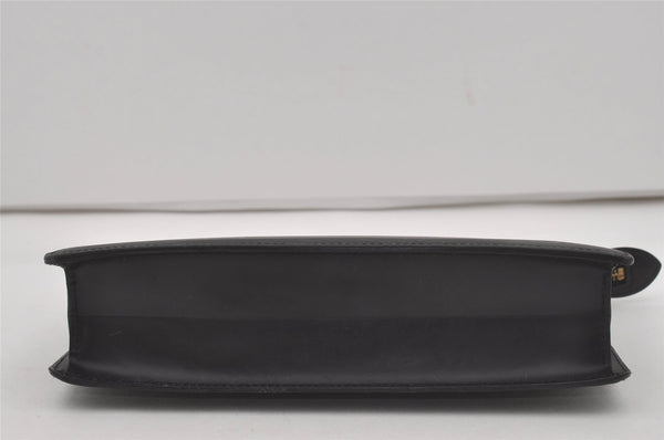 Authentic Louis Vuitton Epi Pochette Homme Clutch Hand Bag Black M52522 LV 6668I