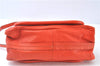 Authentic Chloe Paraty 2Way Shoulder Cross Body Hand Bag Leather Orange 6669D