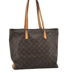 Authentic Louis Vuitton Monogram Cabas Mezzo Shoulder Tote Bag M51151 LV 6669I
