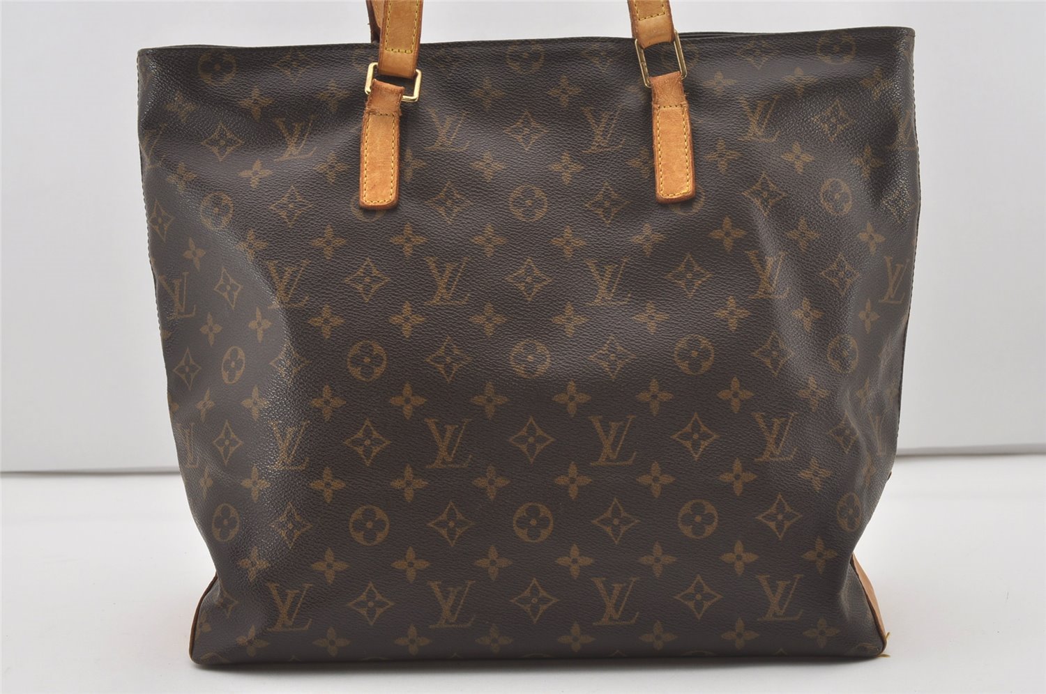 Authentic Louis Vuitton Monogram Cabas Mezzo Shoulder Tote Bag M51151 LV 6669I
